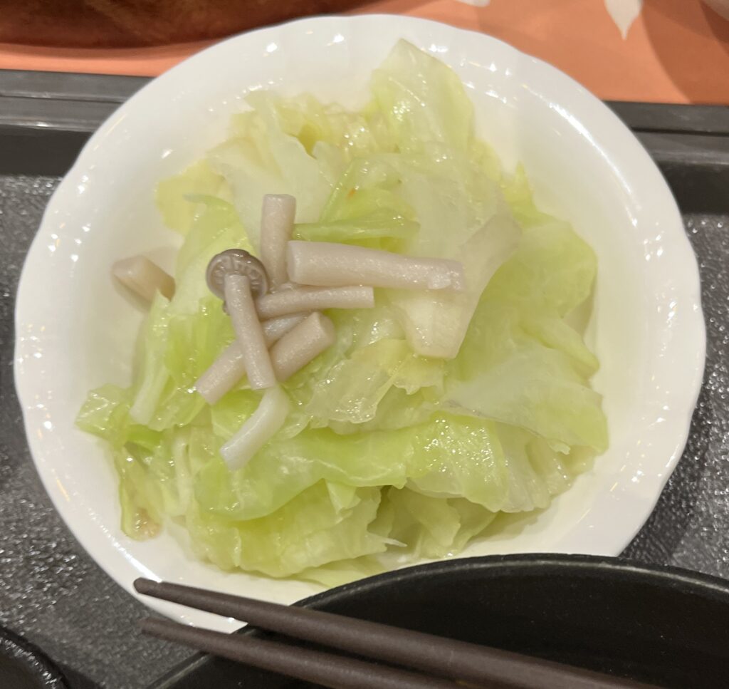 燙高麗菜